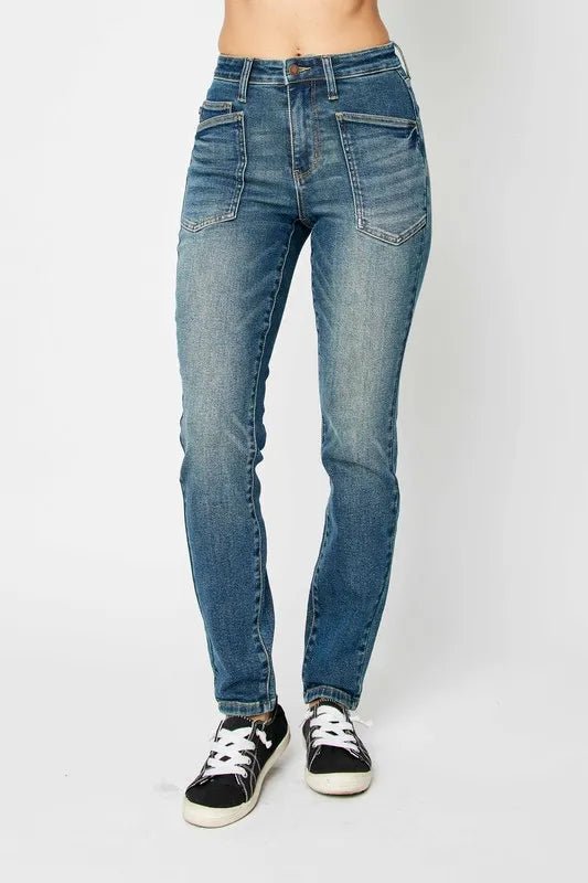 Judy Blue Full Size High Waist Skinny Jeans - Demented Sisters