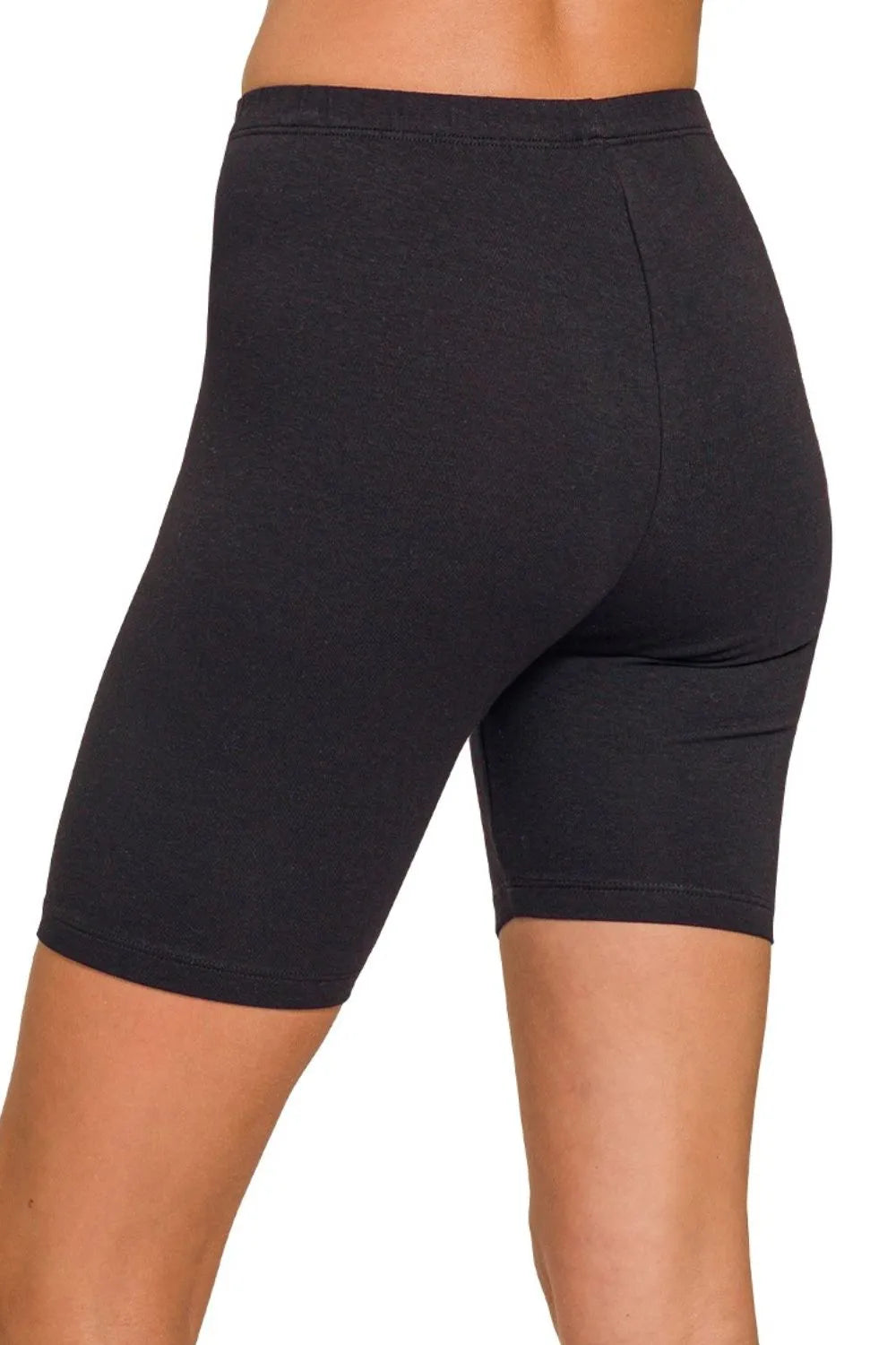 Zenana Premium Cotton Biker Shorts - Demented Sisters