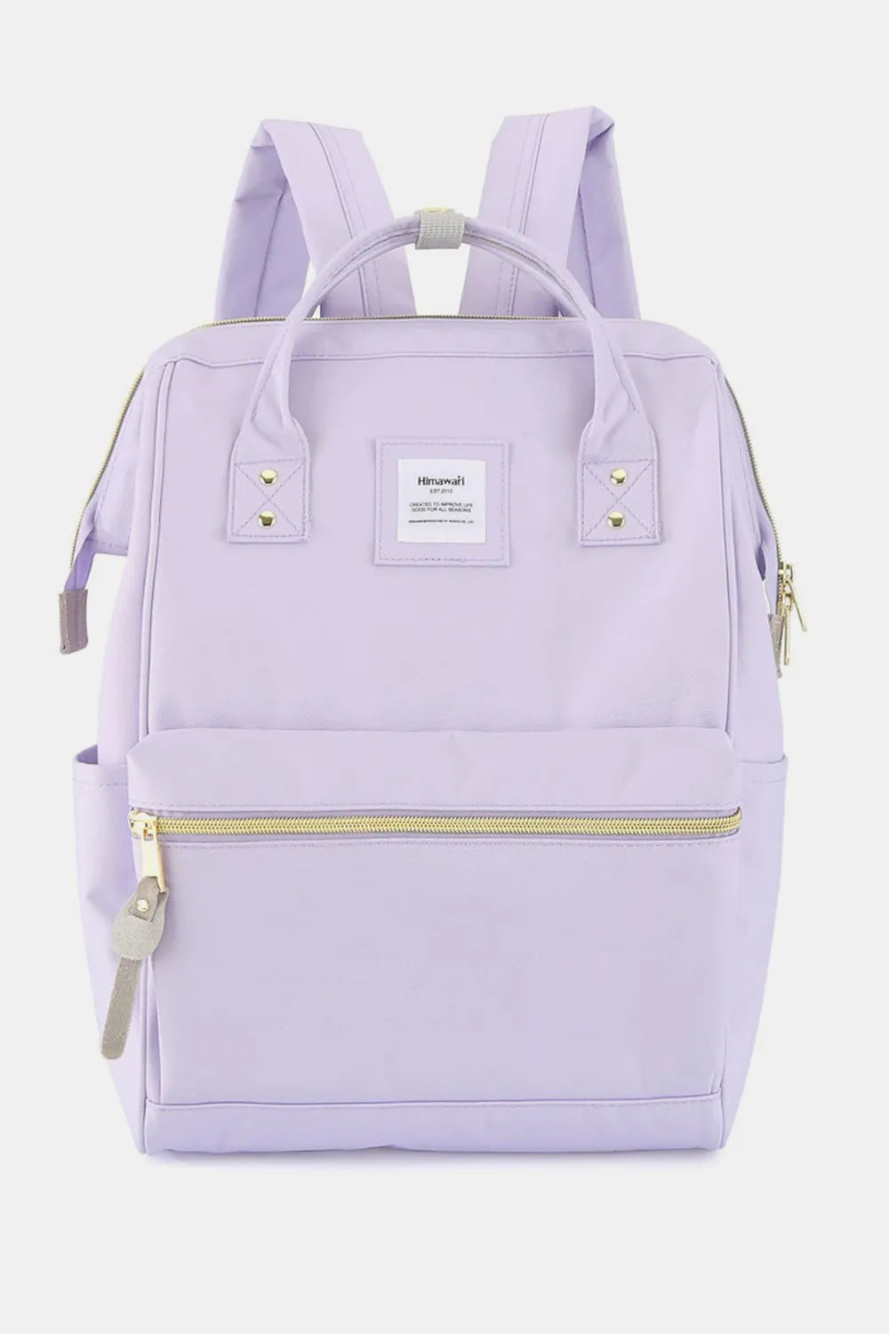 Himawari Waterproof Canvas Backpack Bag with Side Pockets - Demented Sisters
