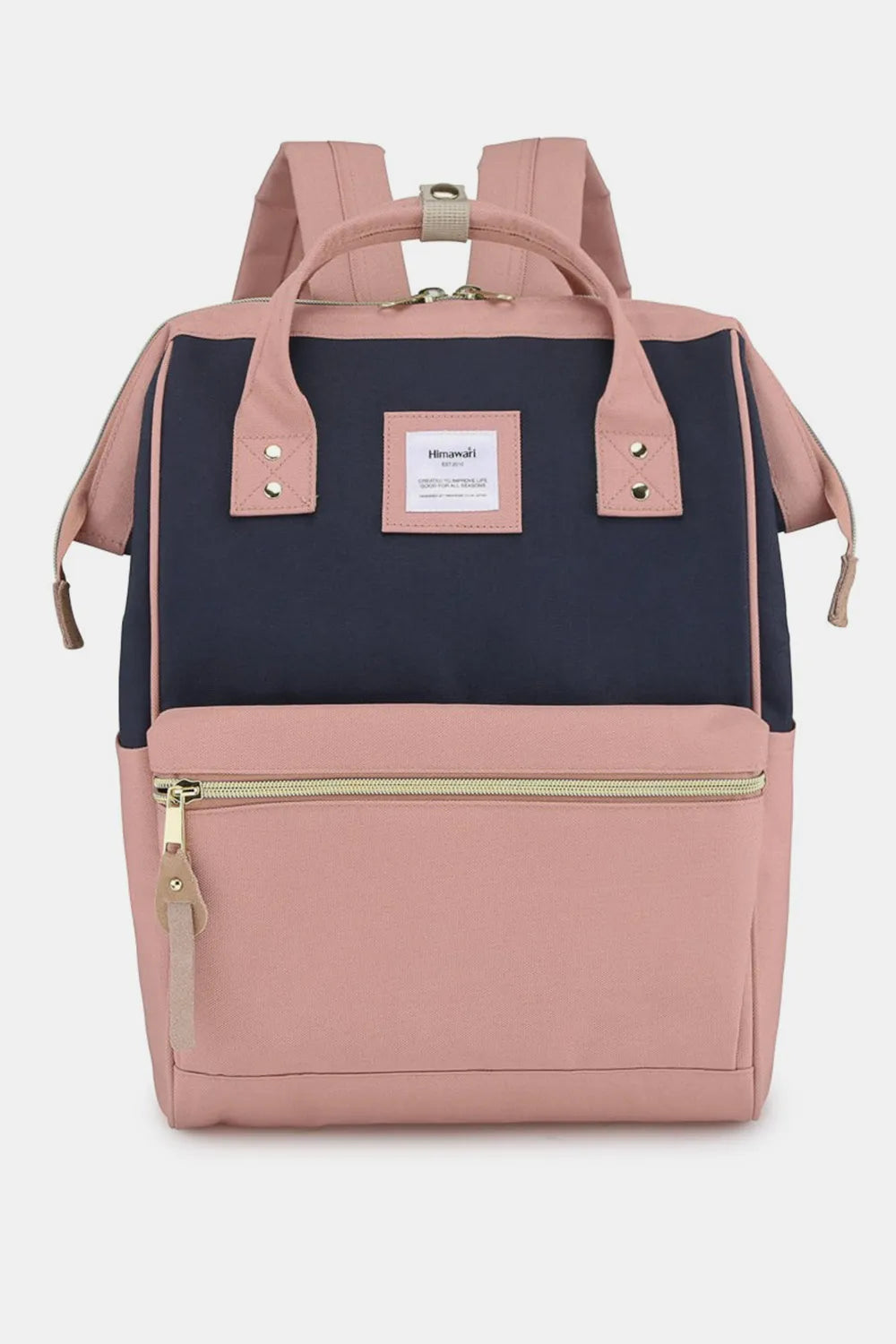 Himawari Waterproof Canvas Backpack Bag with Side Pockets - Demented Sisters