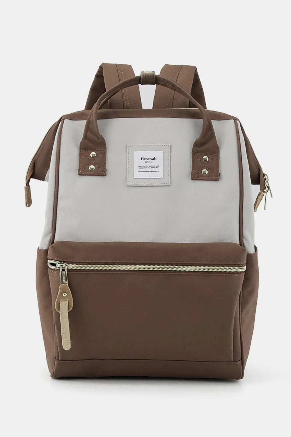 Himawari Waterproof Canvas Backpack Bag with Side Pockets - Demented Sisters