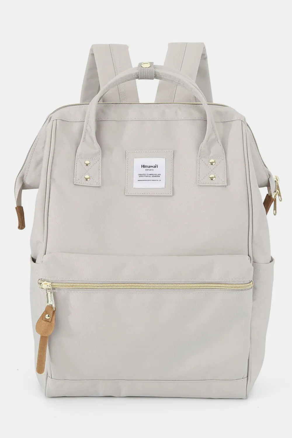 Himawari Waterproof Canvas Backpack Bag with Side Pockets - Demented Sisters