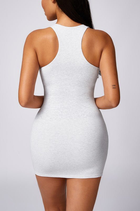 Fashionable slim skinny hip wrap dresses - Demented Sisters