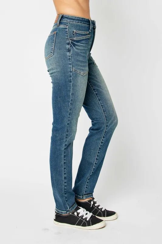 Judy Blue Full Size High Waist Skinny Jeans - Demented Sisters