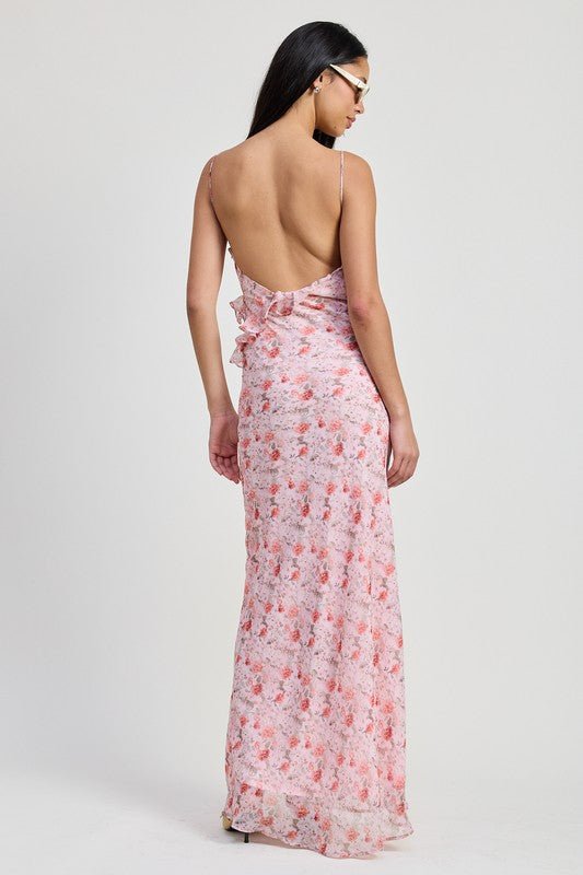 SPAGHETTI STRAP MAXI DRESS - Demented Sisters
