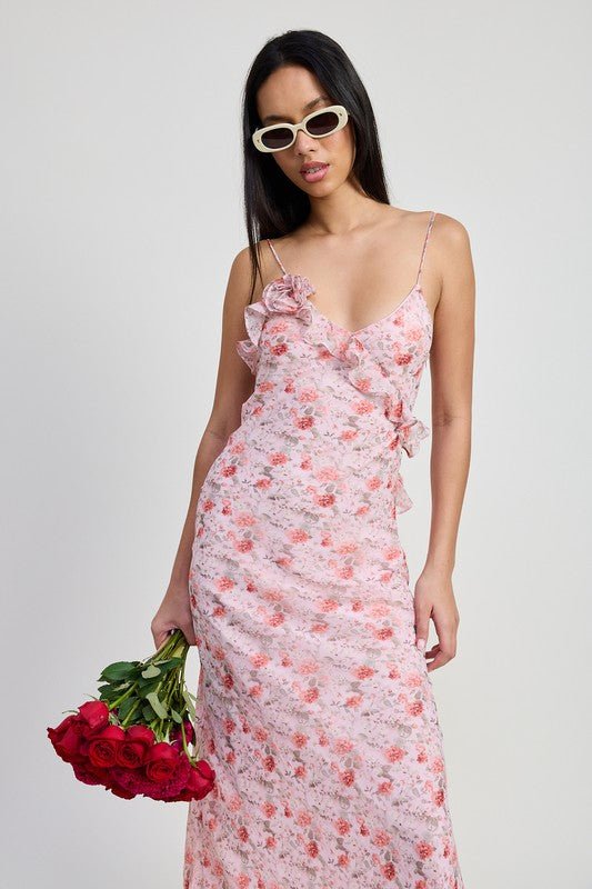 SPAGHETTI STRAP MAXI DRESS - Demented Sisters