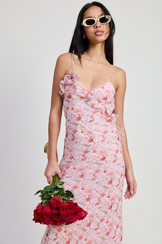 SPAGHETTI STRAP MAXI DRESS - Demented Sisters
