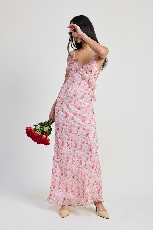 SPAGHETTI STRAP MAXI DRESS - Demented Sisters