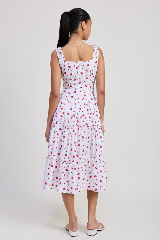 POPLIN MIDI A LINE DRESS - Demented Sisters
