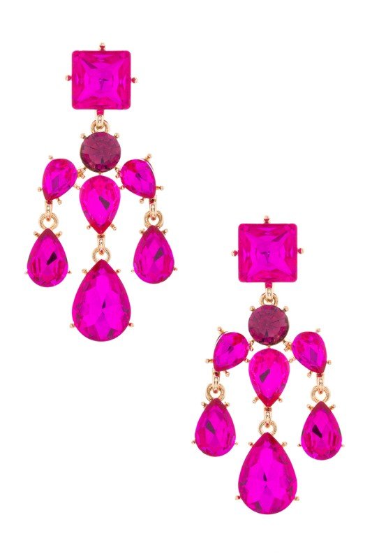 Crystal Chandelier Earrings - Demented Sisters