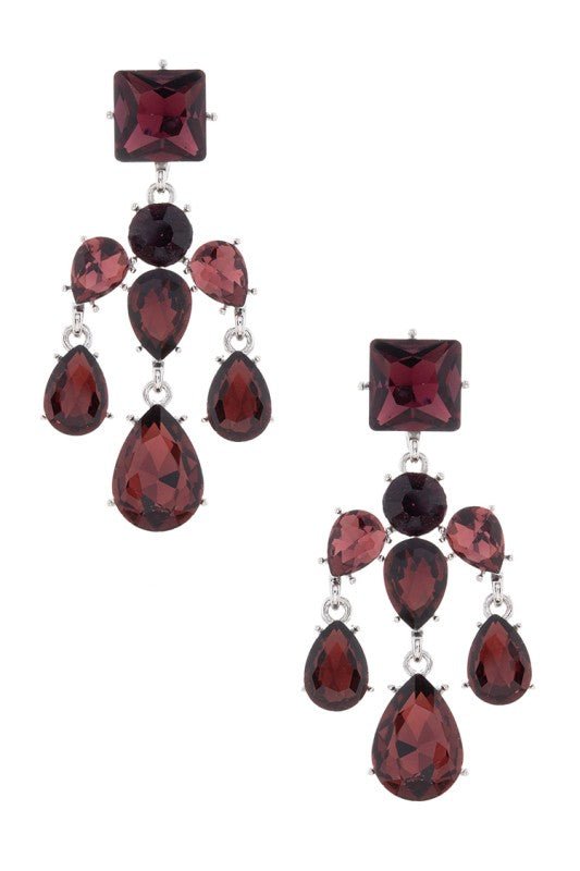 Crystal Chandelier Earrings - Demented Sisters