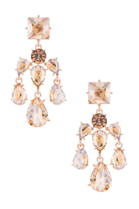 Crystal Chandelier Earrings - Demented Sisters