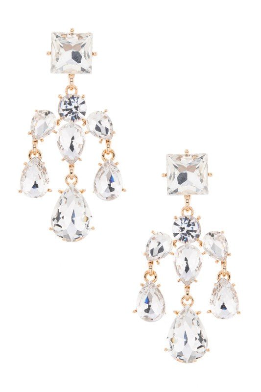 Crystal Chandelier Earrings - Demented Sisters
