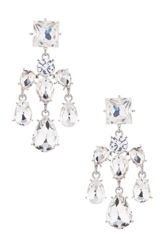 Crystal Chandelier Earrings - Demented Sisters