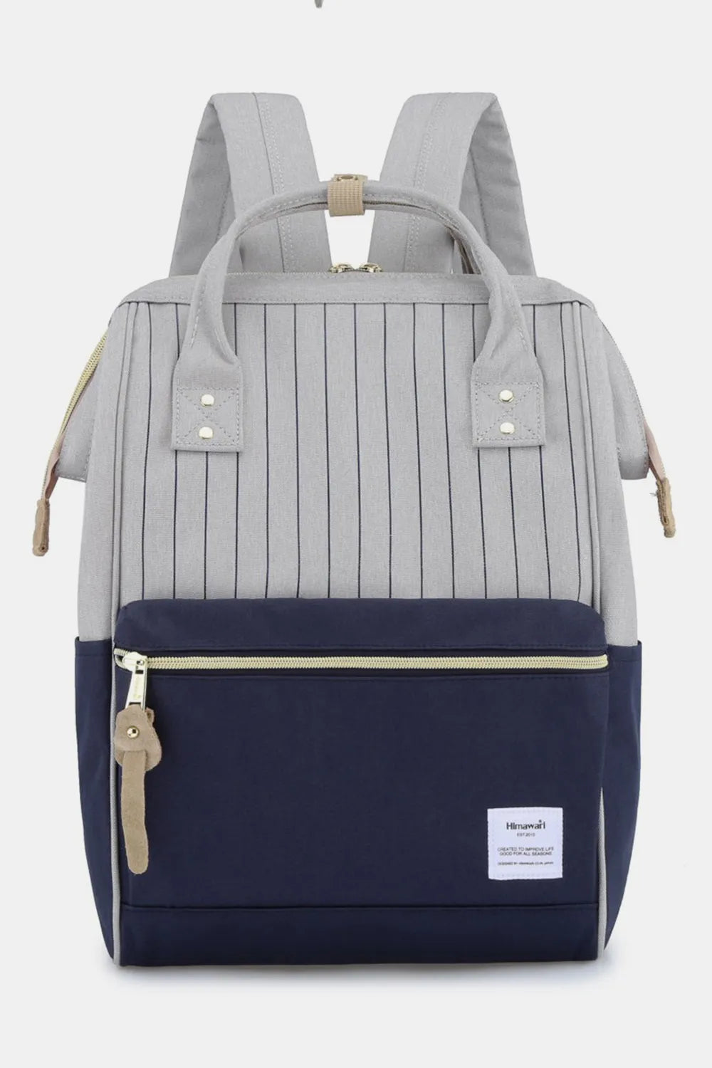 Himawari Waterproof Canvas Backpack Bag with Side Pockets - Demented Sisters