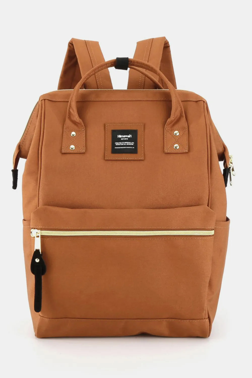 Himawari Waterproof Canvas Backpack Bag with Side Pockets - Demented Sisters