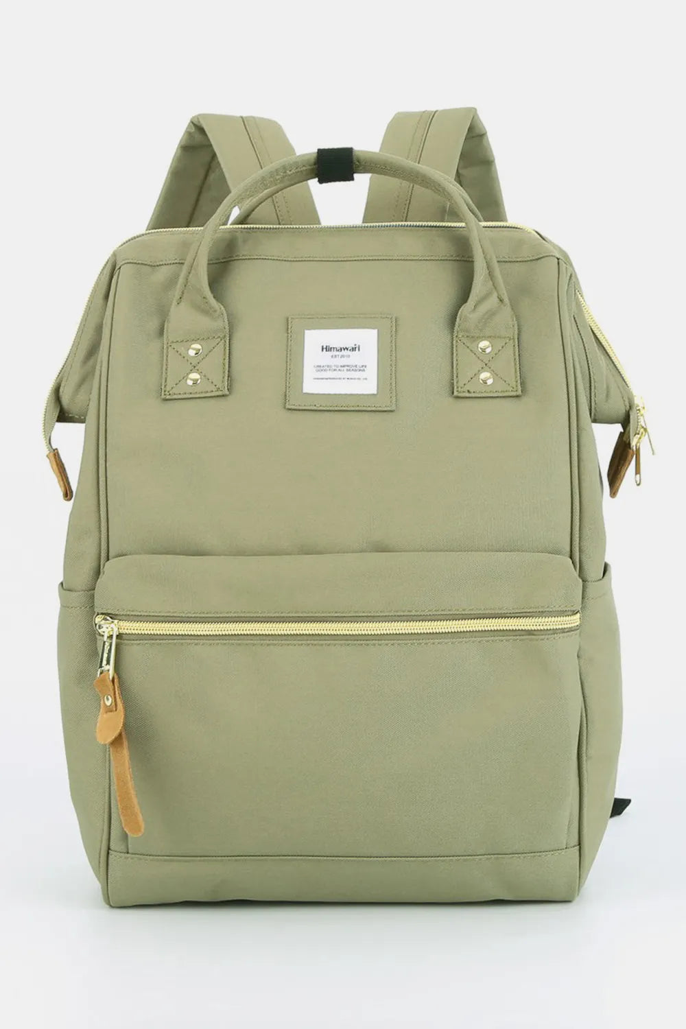 Himawari Waterproof Canvas Backpack Bag with Side Pockets - Demented Sisters