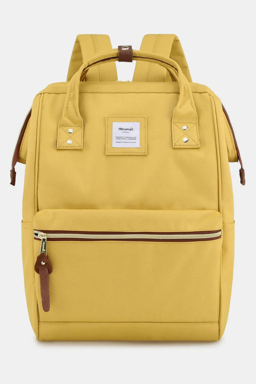 Himawari Waterproof Canvas Backpack Bag with Side Pockets - Demented Sisters