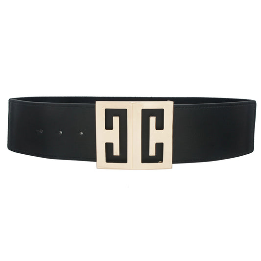 Mirror Cut Out Square Buckle Belt - Demented Sisters