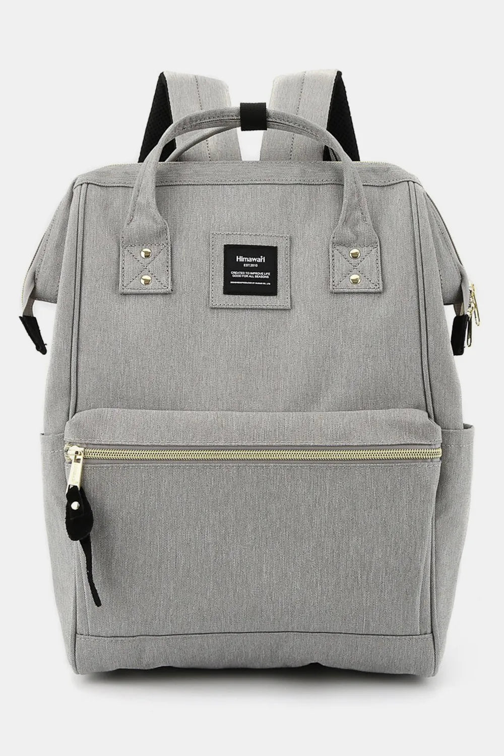 Himawari Waterproof Canvas Backpack Bag with Side Pockets - Demented Sisters