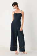 AFTER HOURS WOVEN JUMPSUIT - Demented Sisters