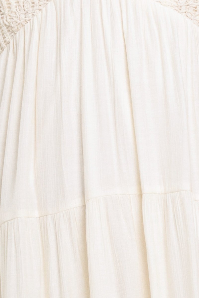 AZURE REVERIE WOVEN MAXI DRESS - Demented Sisters