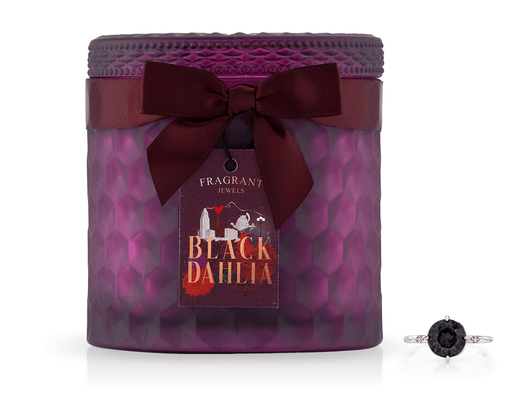 Black Dahlia - Satin Collection - Jewel Candle - Demented Sisters