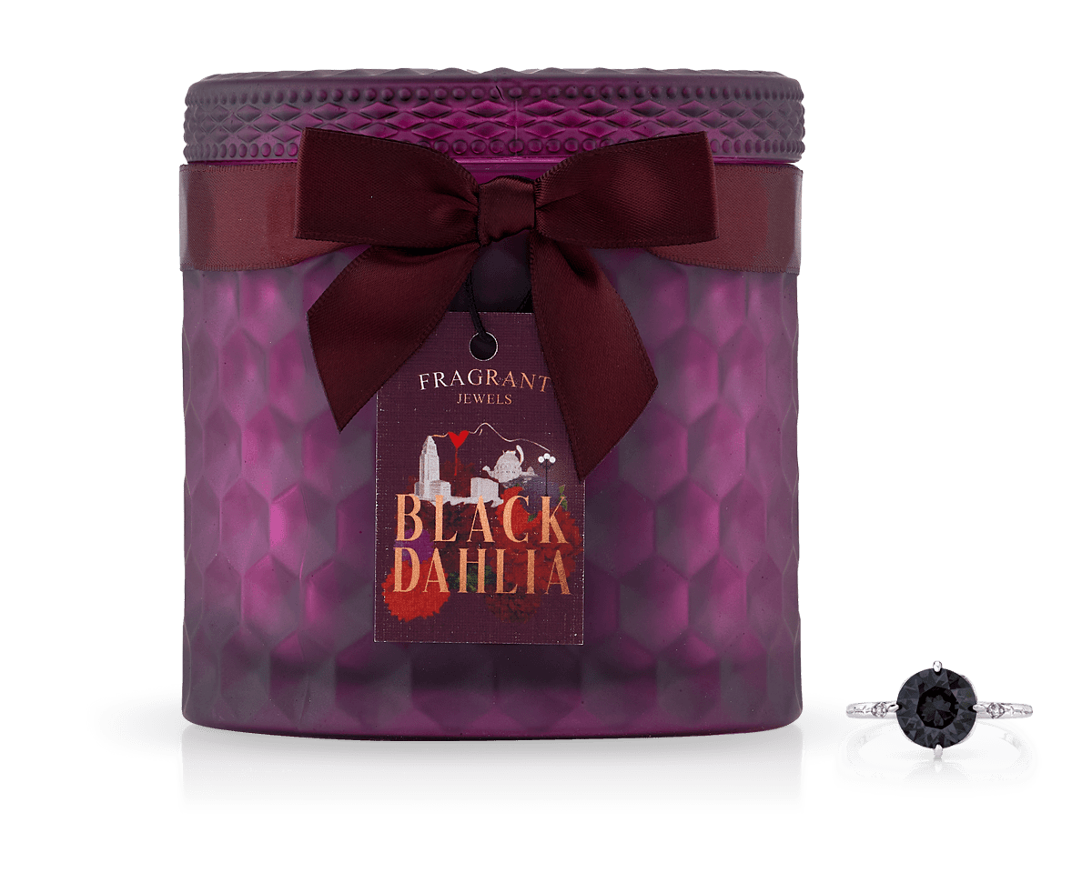Black Dahlia - Satin Collection - Jewel Candle - Demented Sisters