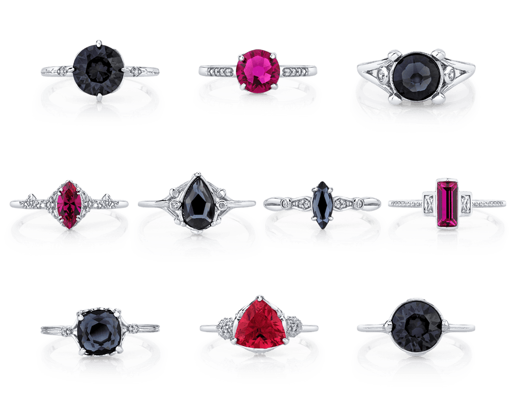 Black Dahlia - Satin Collection - Jewel Candle - Demented Sisters