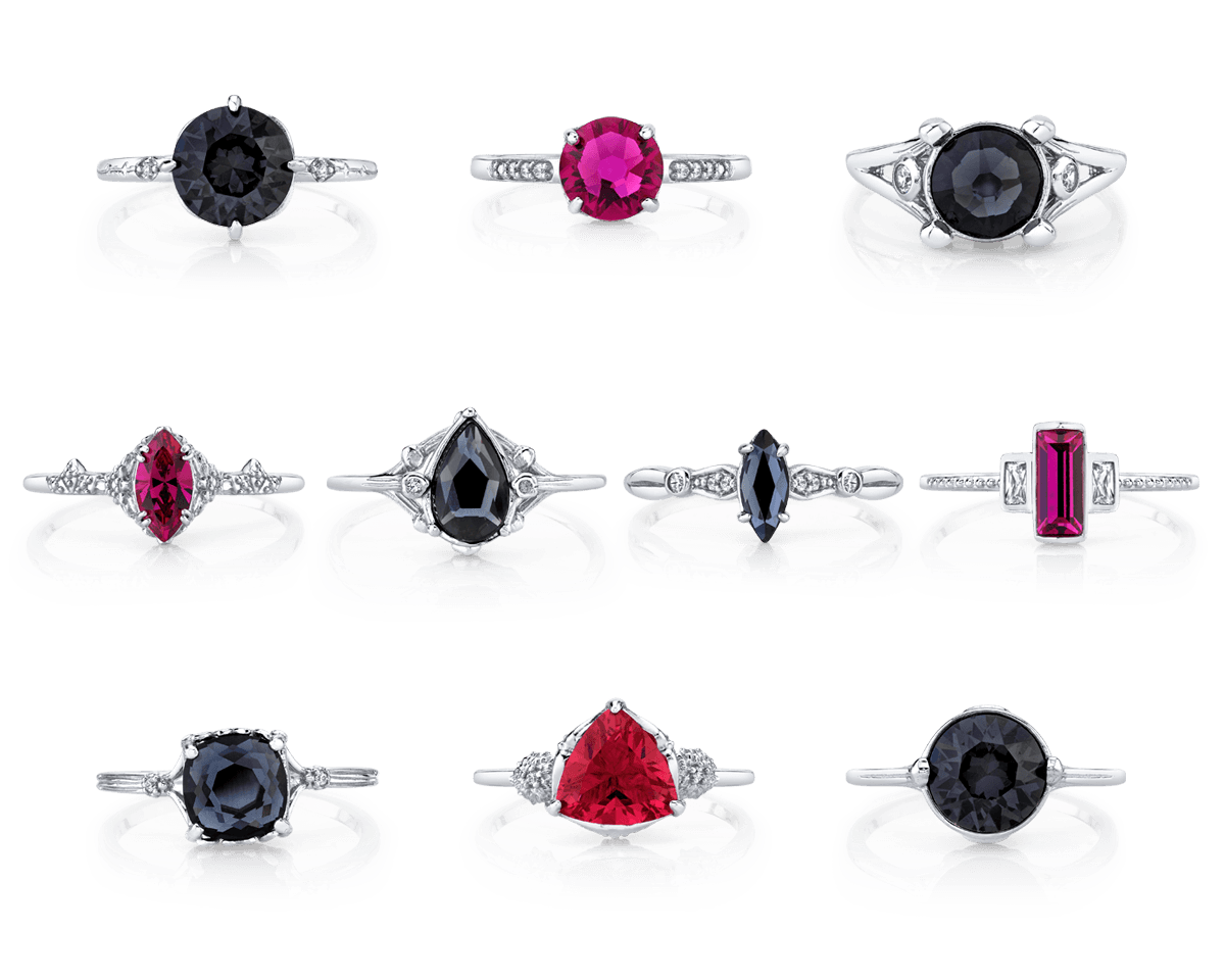 Black Dahlia - Satin Collection - Jewel Candle - Demented Sisters