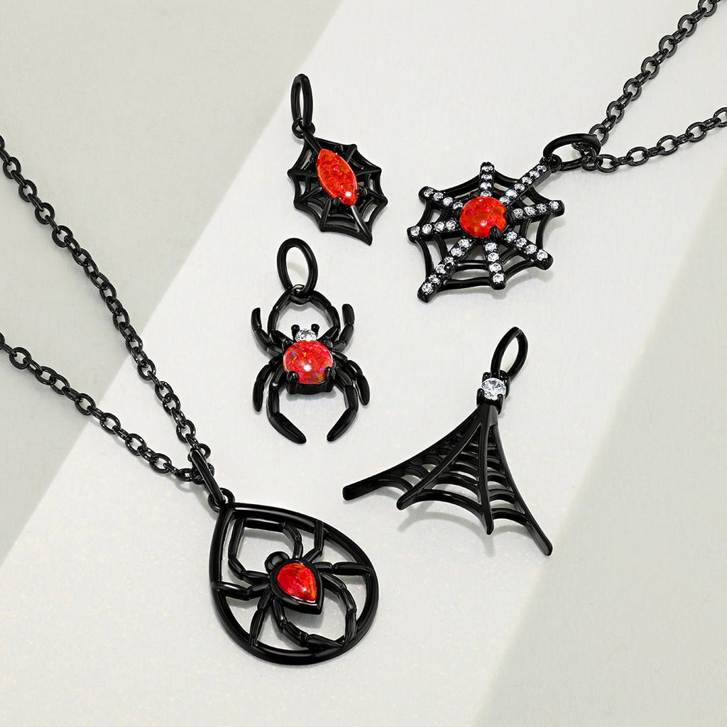 Black Widow - Jewel Candle Ceramic - Demented Sisters