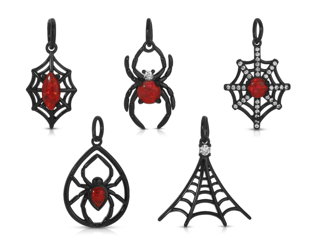 Black Widow - Jewel Candle Ceramic - Demented Sisters