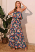 Bloom Party Strapless Maxi Dress - Demented Sisters