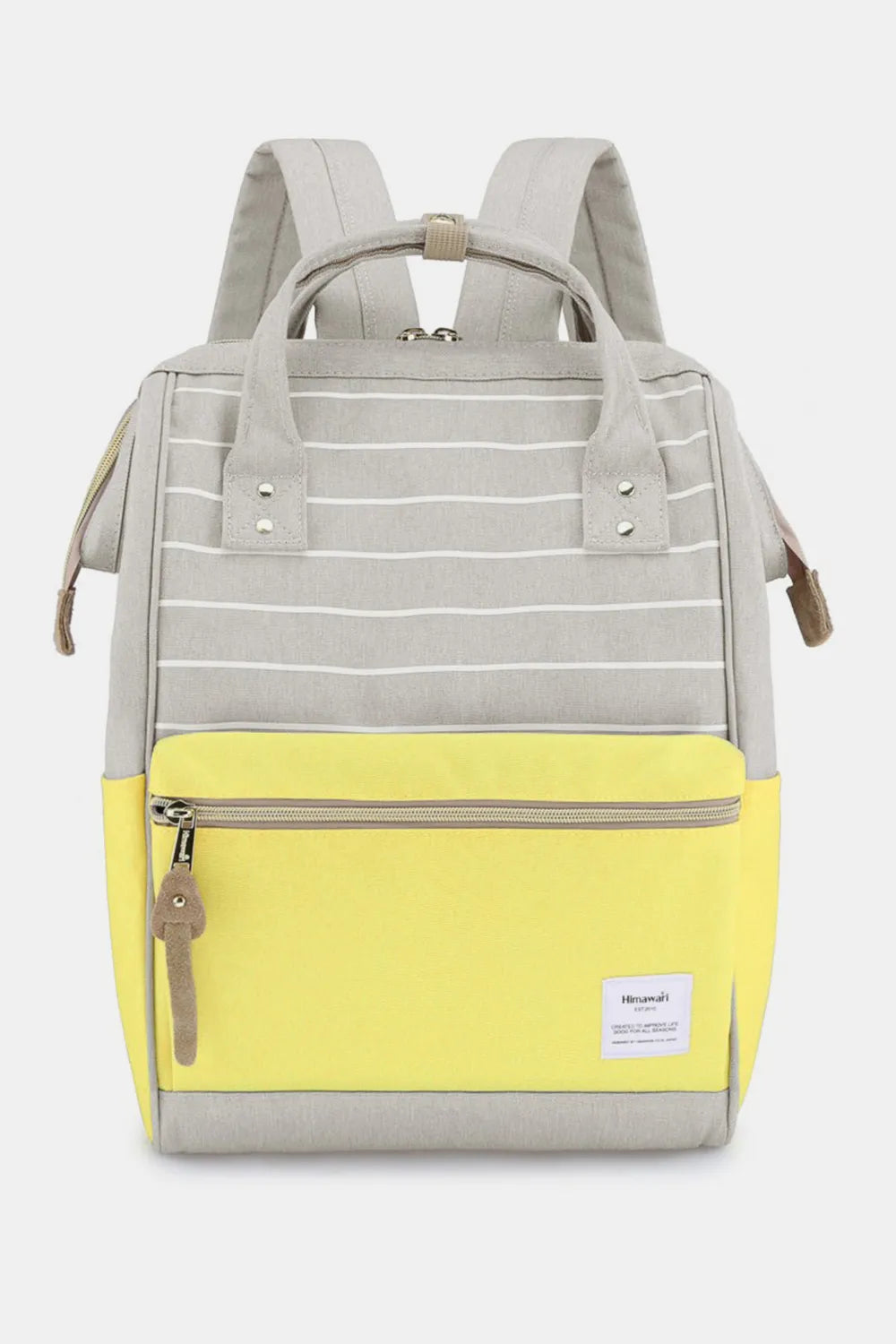 Himawari Waterproof Canvas Backpack Bag with Side Pockets - Demented Sisters