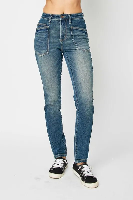 Judy Blue Full Size High Waist Skinny Jeans - Demented Sisters