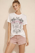 Champagne Rosé Crest Classic Tee - Demented Sisters