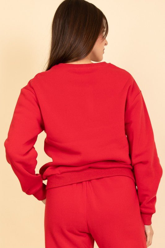 Classic Poly Fleece Crewneck Pullover - Demented Sisters