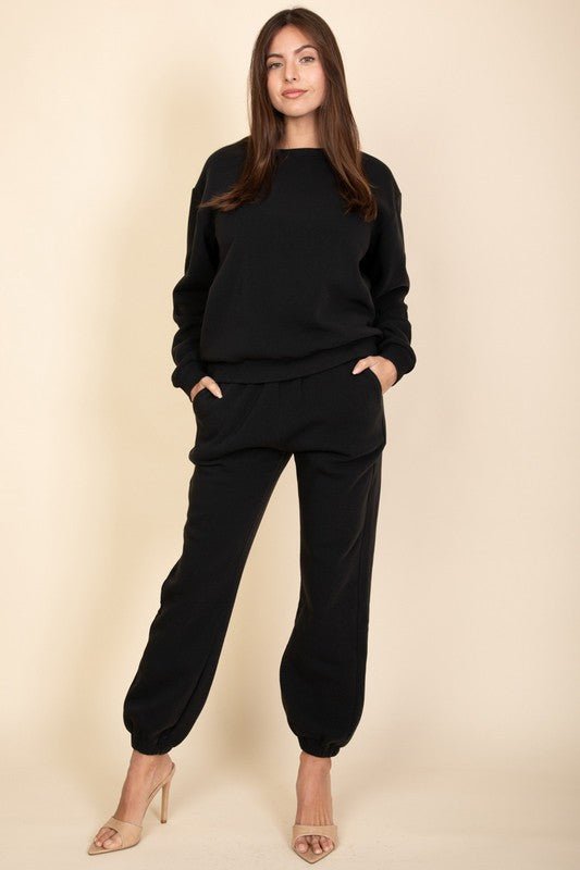 Classic Poly Fleece Crewneck Pullover - Demented Sisters