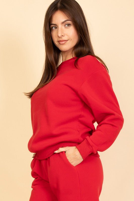 Classic Poly Fleece Crewneck Pullover - Demented Sisters