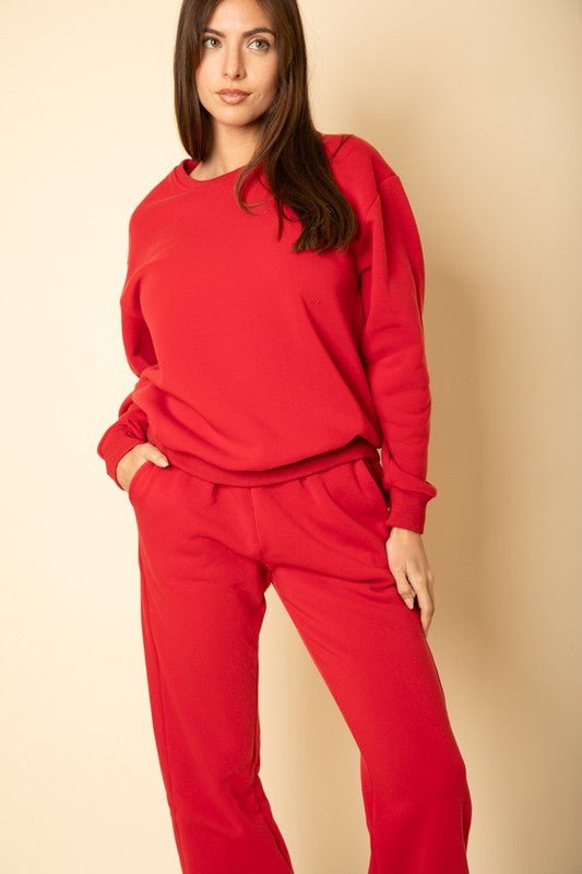 Classic Poly Fleece Crewneck Pullover - Demented Sisters