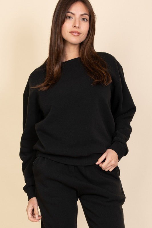 Classic Poly Fleece Crewneck Pullover - Demented Sisters