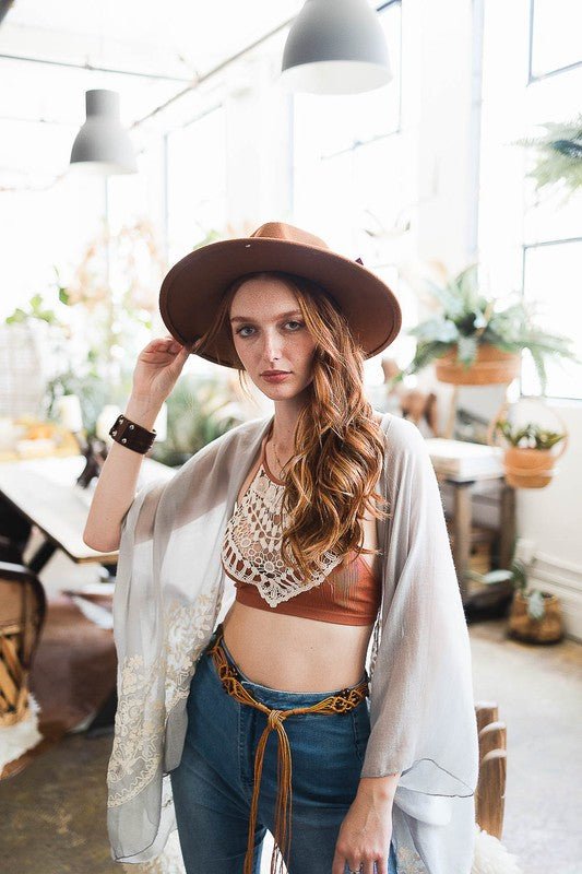 Crochet Lace High Neck Bralette - Demented Sisters