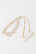 Crystal Flower Charm Necklace - Demented Sisters