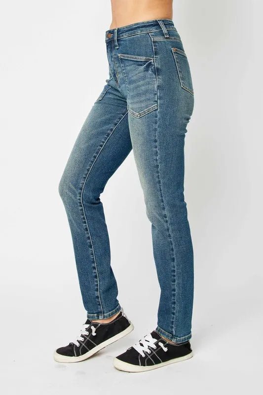 Judy Blue Full Size High Waist Skinny Jeans - Demented Sisters