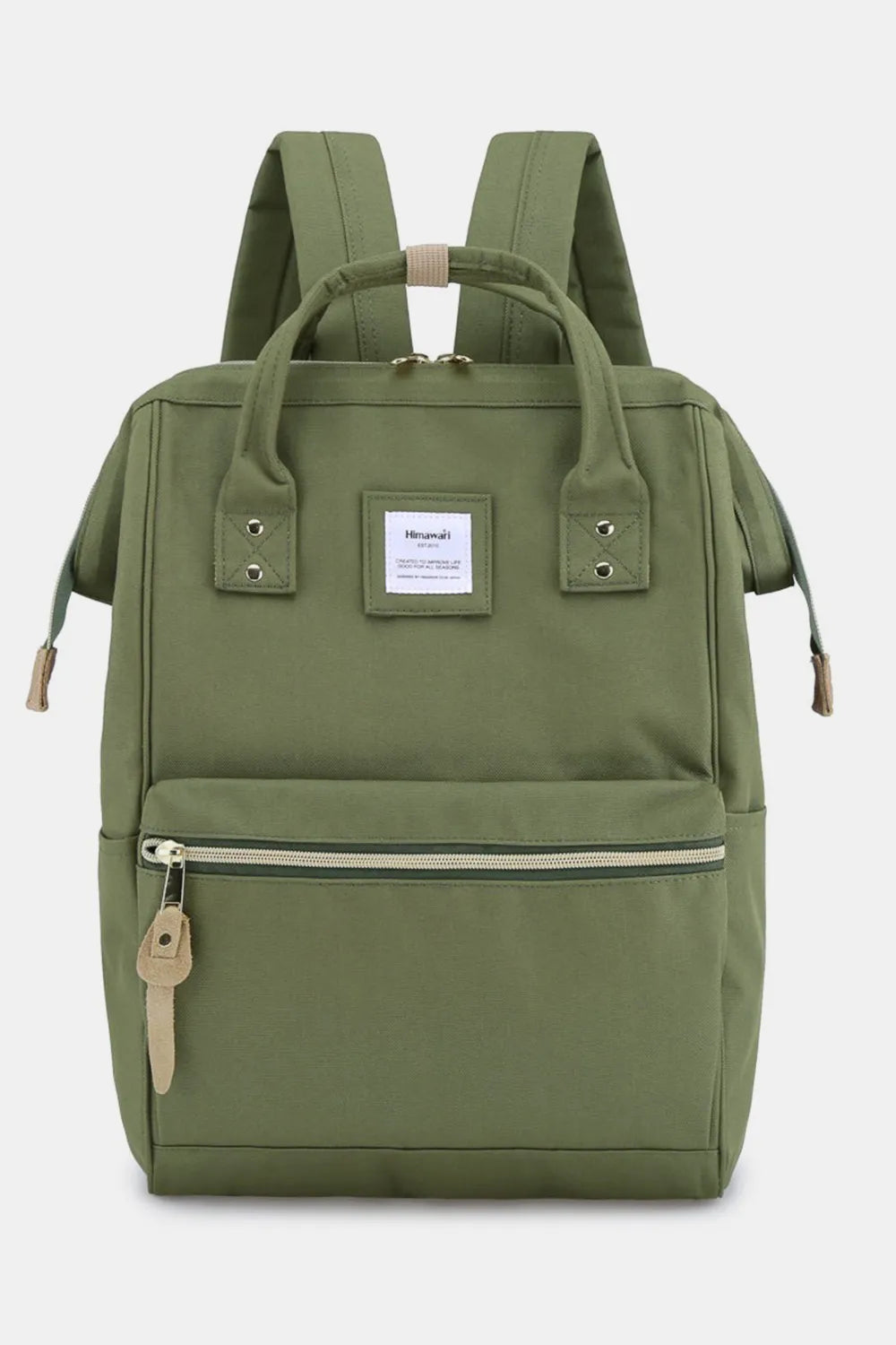 Himawari Waterproof Canvas Backpack Bag with Side Pockets - Demented Sisters