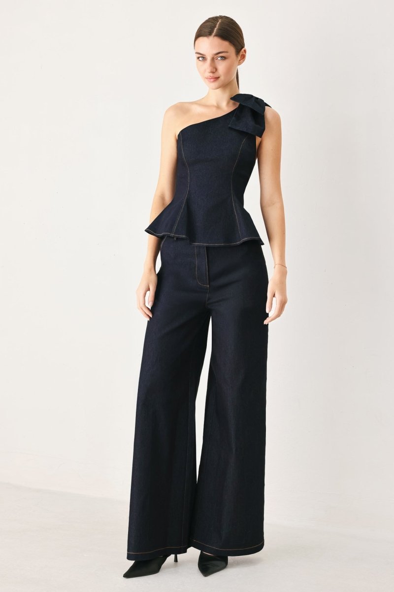 DARK INDIGO DENIM PANTS - Demented Sisters