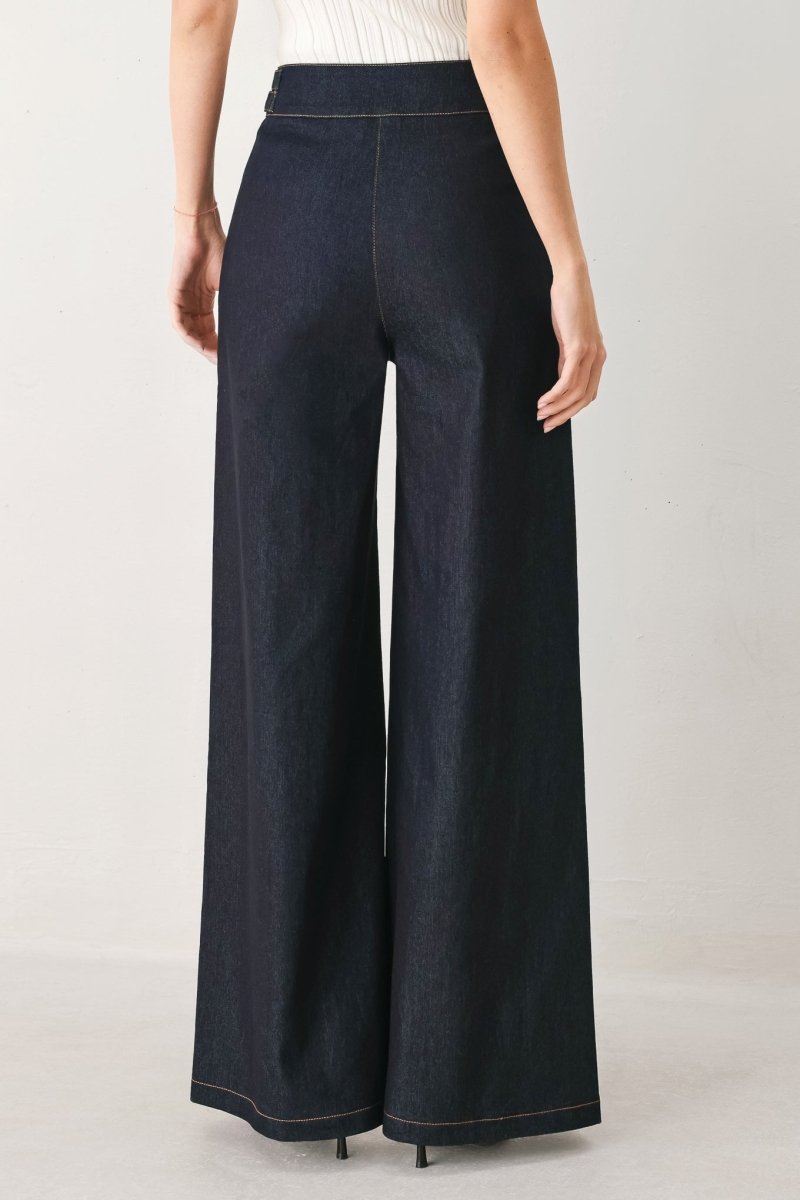 DARK INDIGO DENIM PANTS - Demented Sisters