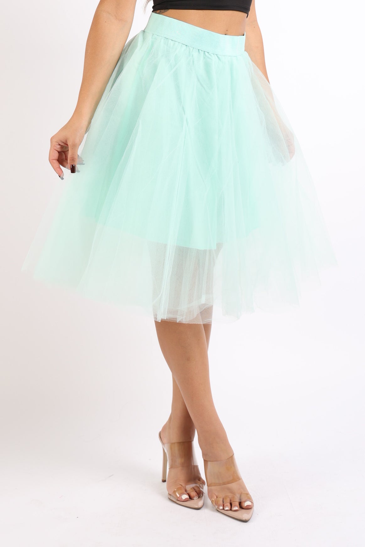 Tulle Knee Length Skirt - Demented Sisters