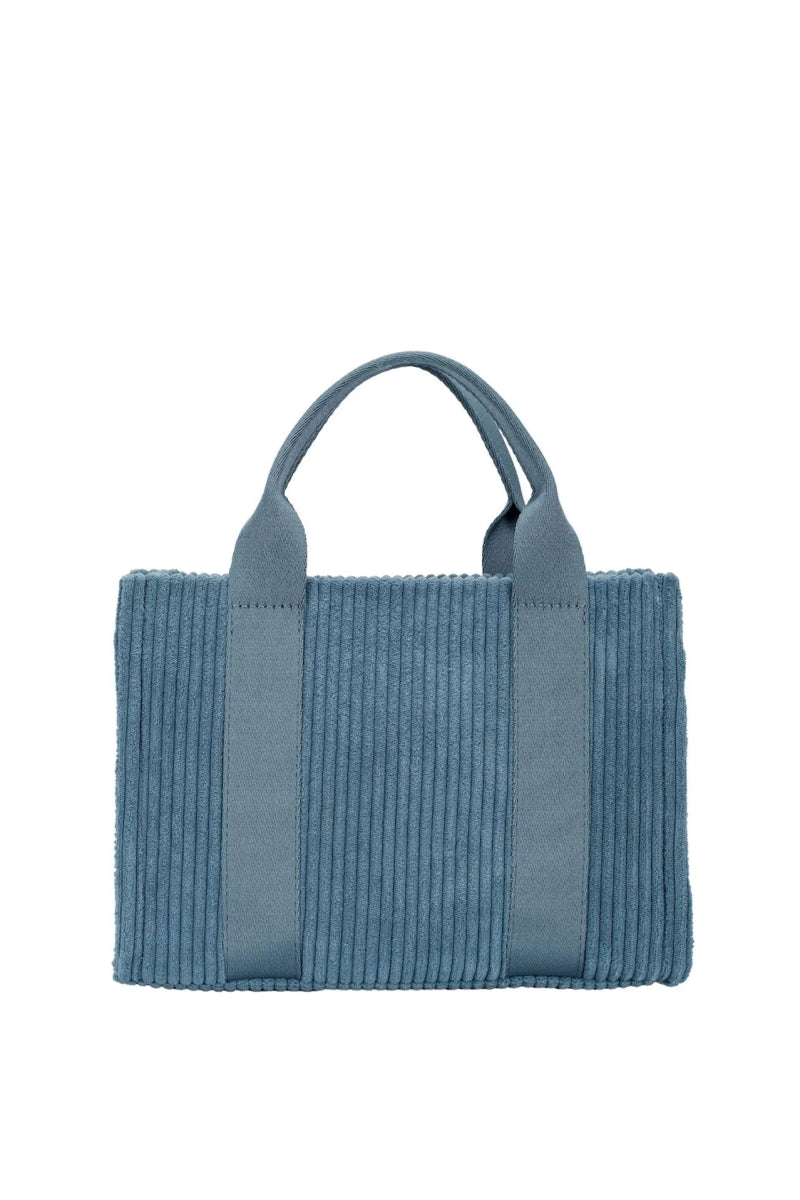 David Jones Corduroy Handbag Bag with Charm Detail - Demented Sisters