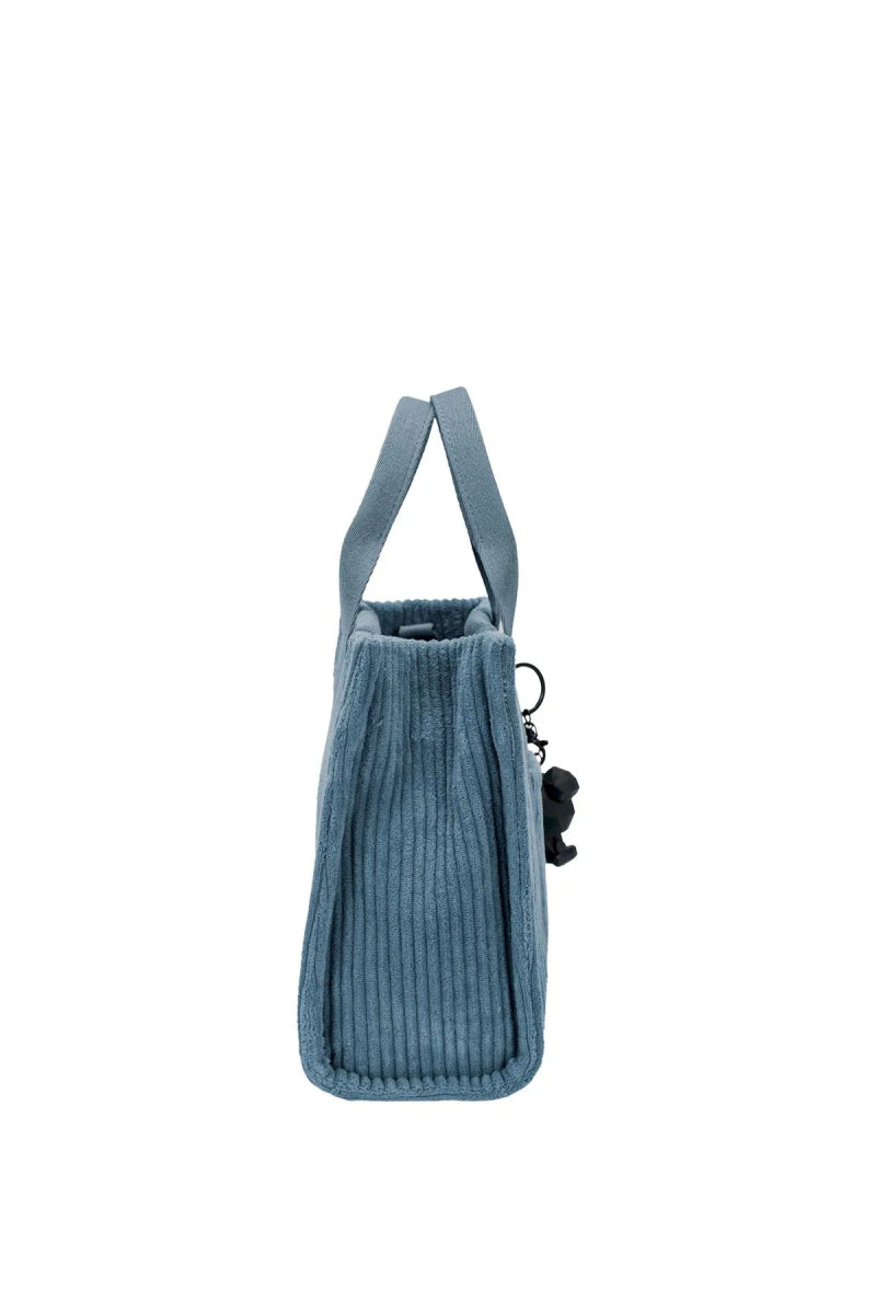 David Jones Corduroy Handbag Bag with Charm Detail - Demented Sisters